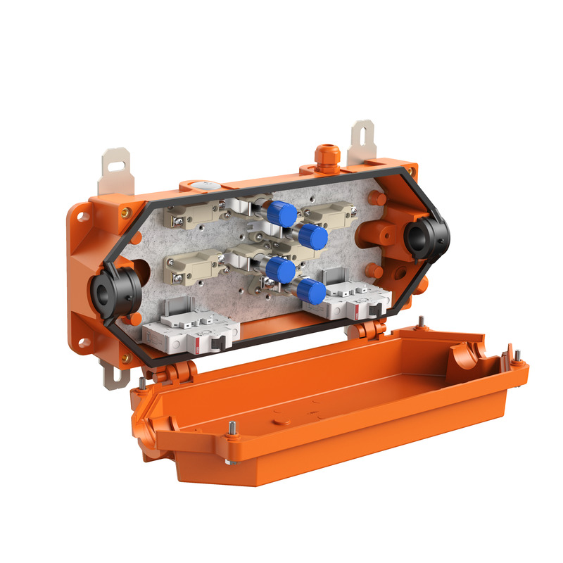kytkentäkotelona - WKE Rapid-Box HT 2x3 16² 2F