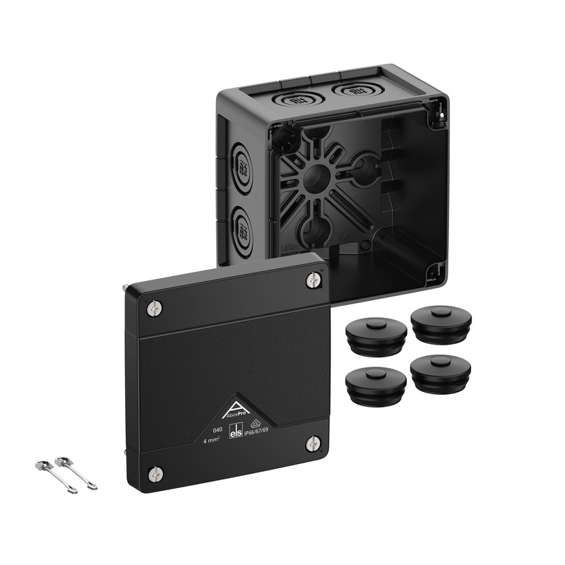 kytkentäkotelona - Abox Pro 040-L/sw