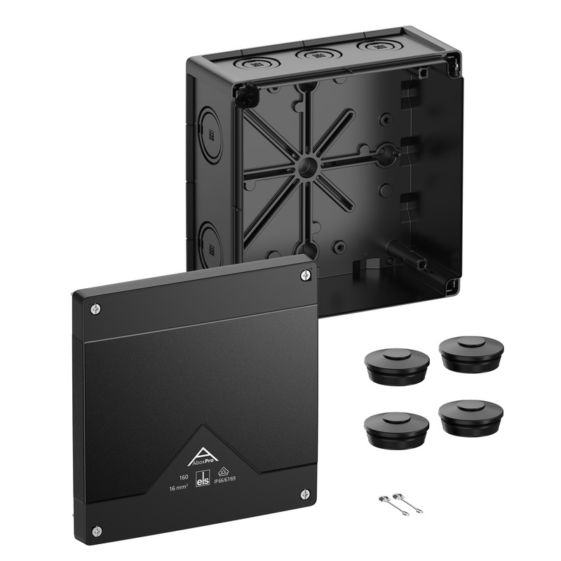 kytkentäkotelona - Abox Pro 160-L/sw
