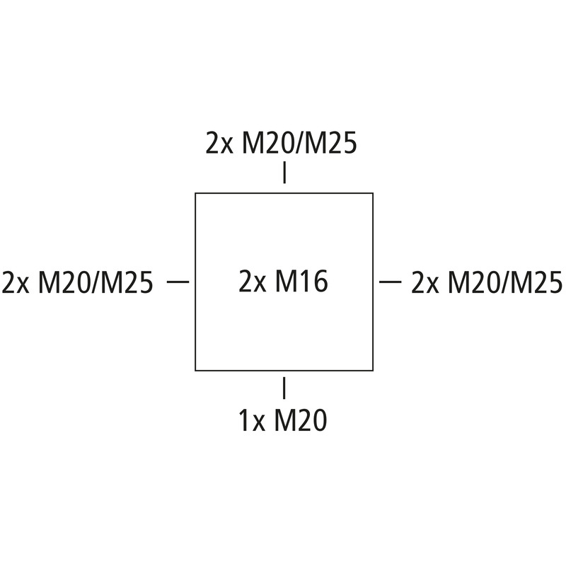 kytkentäkotelona - Abox-i SL-2,5/4²-KT