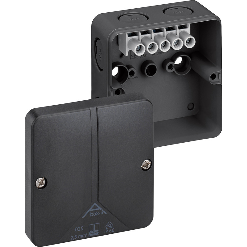 kytkentäkotelona - Abox-i m 025-2,5²/sw