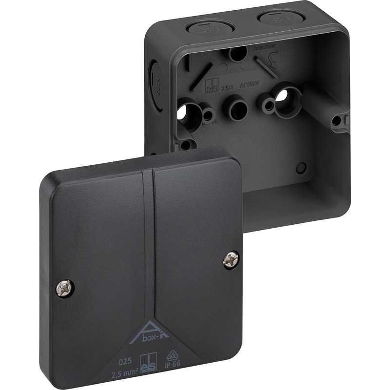 kytkentäkotelona - Abox-i m 025-L/sw