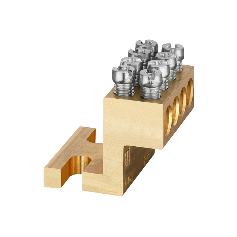 Kojeliitin 1-napainen, 4x16 mm² - PVK 416