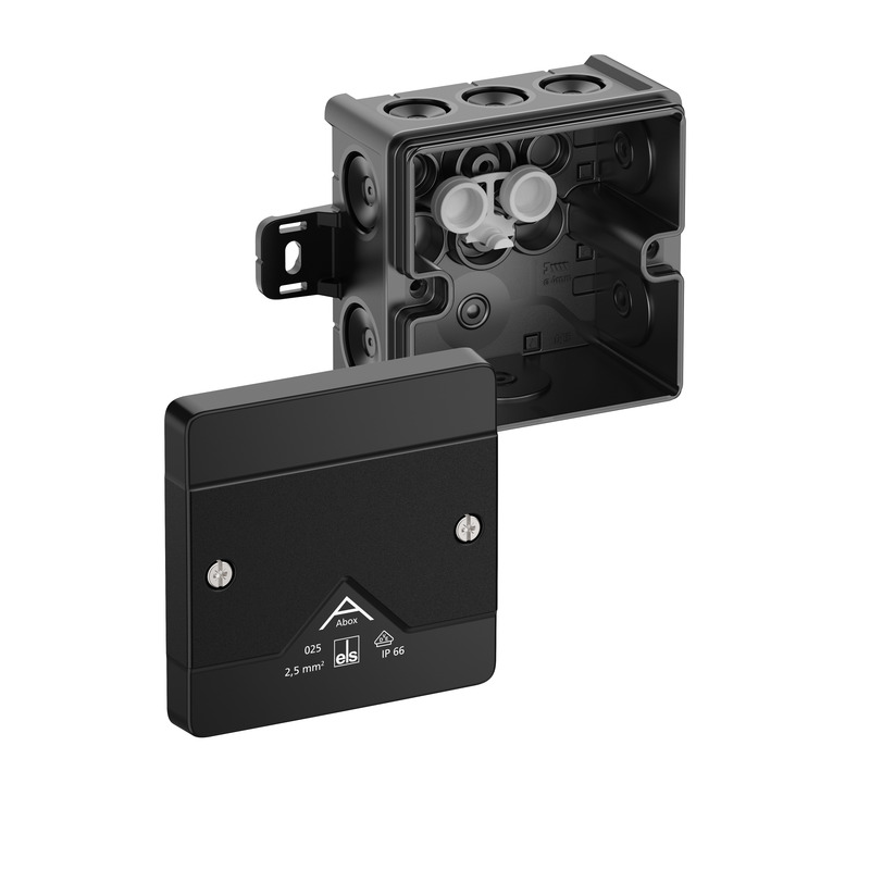 kytkentäkotelona - Abox 025 AB-L/sw