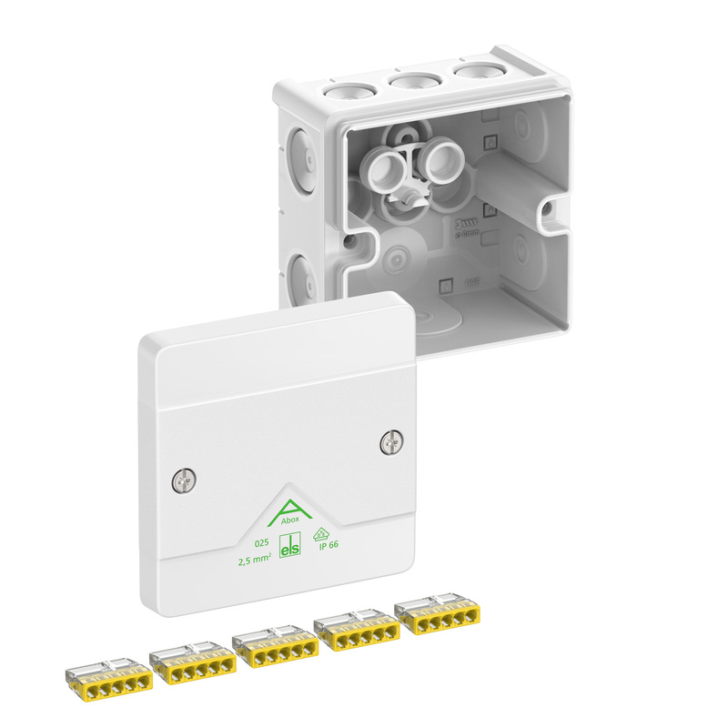 kytkentäkotelona - Abox 025-2,5²/w