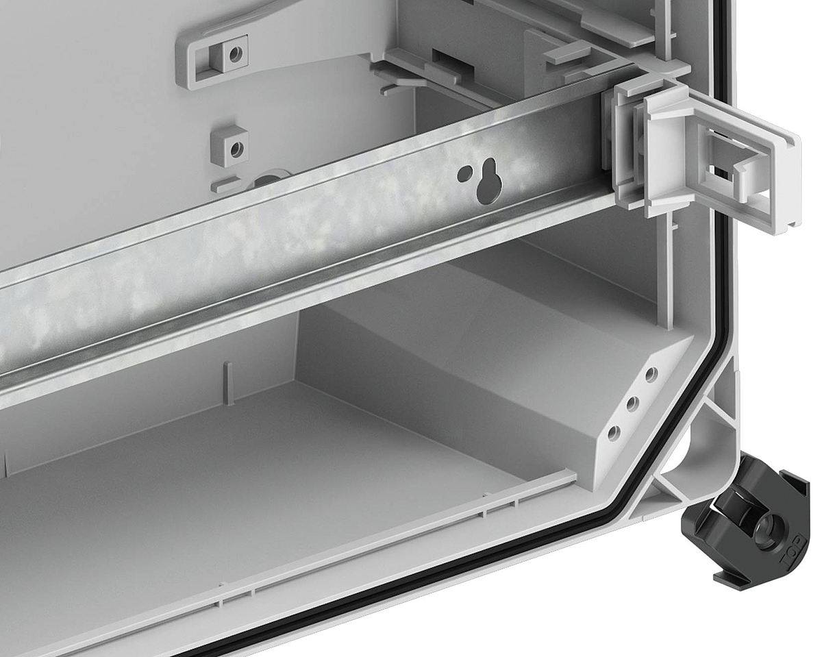 [Translate to Finnisch:] Funktionales Einbausystem für Gehäuse